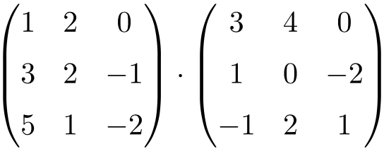 ejercicio resuelto paso a paso de multiplicacion de matrices 3x3 , operaciones de matrices